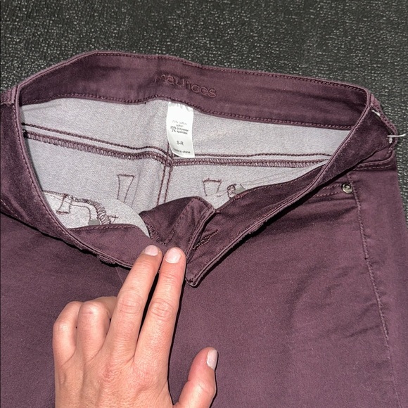 Maurices Deep Purple Jeans size small - Picture 2 of 8